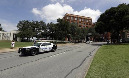 Visão atual da praça Dealey, onde John Kennedy foi assassinado.