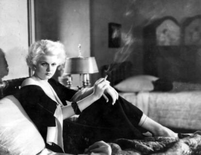 En su corta existencia, solo vivió 26 años, Jean Harlow protagonizó todo tipo de escándalos y desdichas.