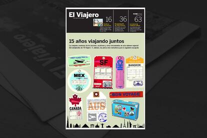 La portada de &#039;El Viajero&#039; en el d&iacute;a de su 15 aniversario: el 27 de septiembre de 2013.