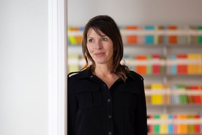 Rachel Cusk a la seu de Libros del Asteroide