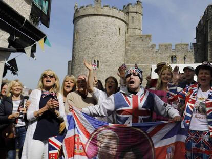 Windsor se echa a la calle por la boda real