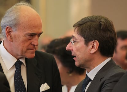 Conversación entre el presidente de FCC, Baldomero Falcones y el presidente de Bankia, José Ignacio Goirigolzarri