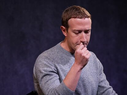 Mark Zuckerberg durante un evento en Nueva York, en octubre de 2019.