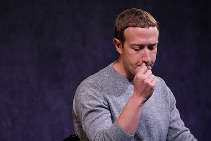 Mark Zuckerberg durante un evento en Nueva York, en octubre de 2019.