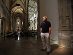 Julio Llamazares, este martes en la catedral magistral de Alcalá de Henares.