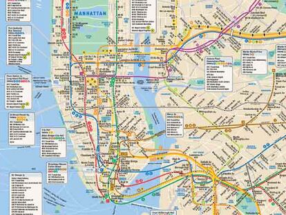 Mapa de metro de Nueva York