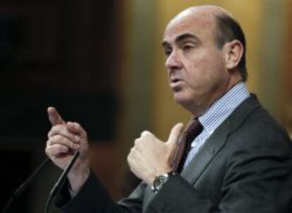 El ministro de Economía y Competitividad, Luis de Guindos.