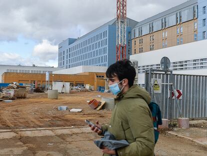 Obras en el hospital Santa Bárbara de Soria.