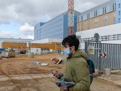 Obras en el hospital Santa Bárbara de Soria.