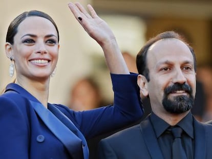 Vídeoblog de Carlos Boyero. En la imagen, la actriz francesa Berenice Bejo y el director iraní Asghar Farhadi