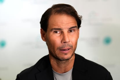 Nadal, a mediados de noviembre durante un acto en Barcelona.