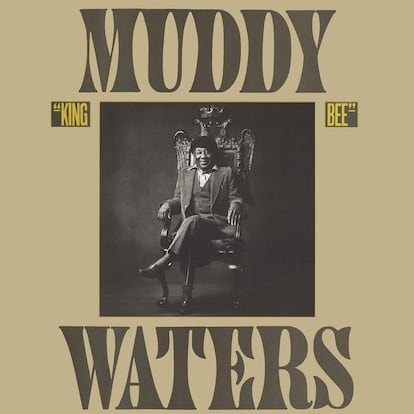 Portada del disco King Bee (1981), de Muddy Waters.   