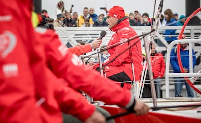 Xabi Fernández, en el Mapfre.