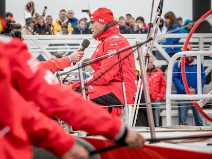 Xabi Fernández, en el Mapfre.