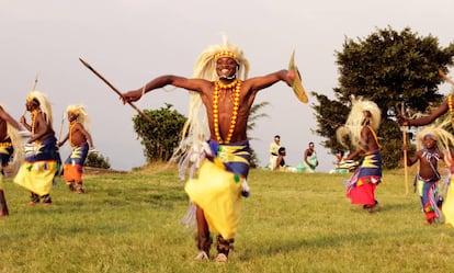 Virunga Lodge, en Ruanda.