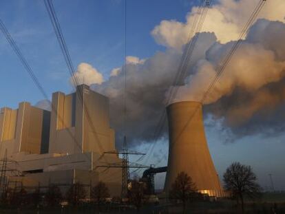 Planta de energ&iacute;a el&eacute;ctrica que funciona con carb&oacute;n en Alemania. 