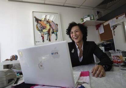 Gigi Chao, en su despacho en Hong Kong.