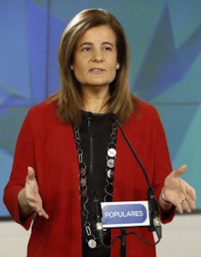 La ministra de Empleo y Seguridad Social, F&aacute;tima B&aacute;&ntilde;ez.