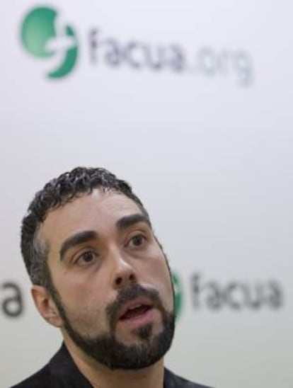 El portavoz de Facua-Consumidores en Acción, Rubén Sánchez. EFE/Archivo