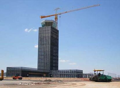 Terminal en construcción del futuro aeropuerto Madrid Sur, en Ciudad Real.