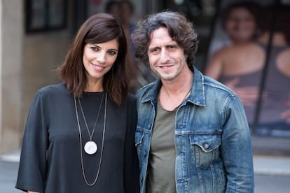 Los actores Maribel Verdú y Diego Peretti el pasado miércoles en Madrid.