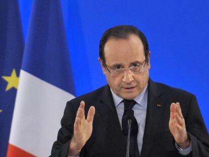 El presidente francés, François Hollande.