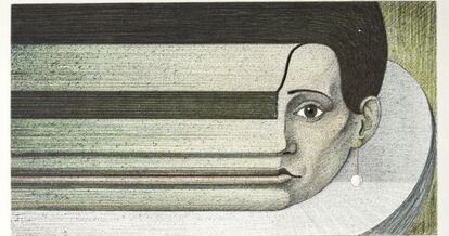 'Princesa de Éboli' (1987), litografía de Josep Maria Subirachs.