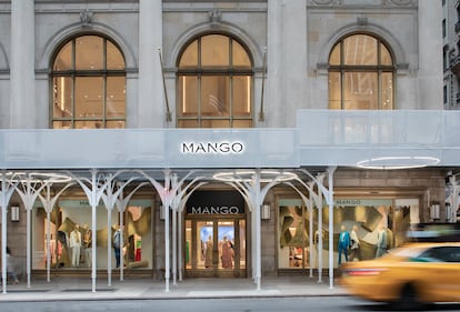 Tienda de Mango en la Quina Avenida de Nueva York, inaugurada este miércoles, en una imagen cedida por la compañía.