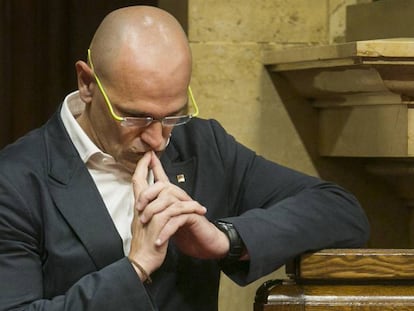 El consejero de Exteriores, Ra&uuml;l Romeva. 