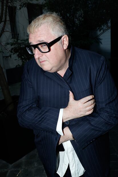 Un retrato del diseñador Alber Elbaz en 2019.