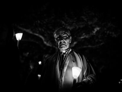 Procesión mariana en el Monte Medo. Baños de Molgas (Ourense), 07/09/18.