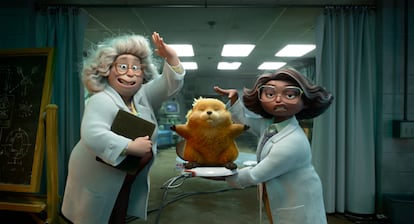 El laboratorio de 'Hoppers', en una escena de la película de Disney Pixar estrenada el 28 de febrero de 2026.