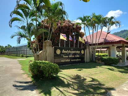 Exterior de la cárcel de Koh Samui, en Tailandia, donde se encuentra el español Daniel Sancho.