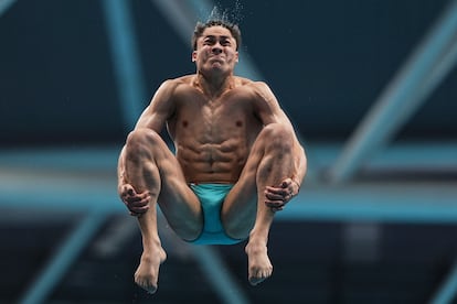 Olvera debutó en los juegos olímpicos de Tokyo 2020 con 17 años de edad.