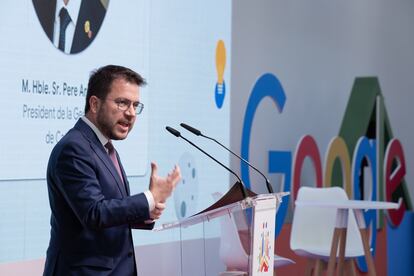 El president de la Generalitat, Pere Aragonès.