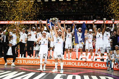 El Real Madrid nuevo campeón de la EuroLeague frente al Olympiacos.