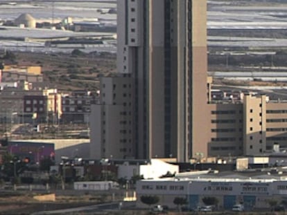 La torre de 104 metros construida en El Ejido (Almería).