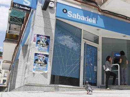 Oficina del banco de Sabadell.