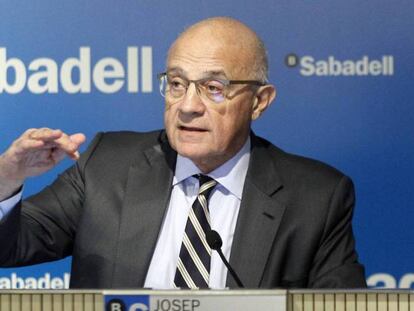 Josep Oliu, presidente de Sabadell