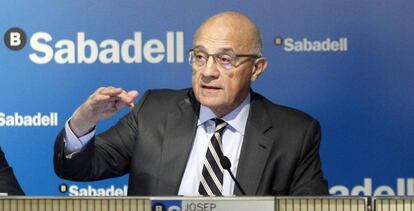 Josep Oliu, presidente de Sabadell