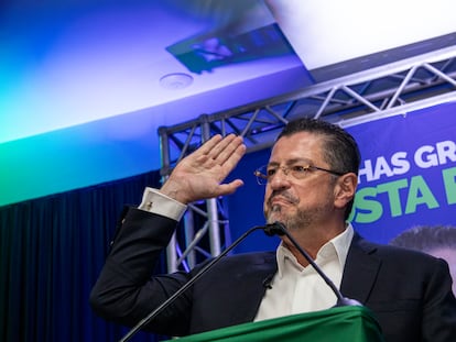 Rodrigo Chaves, presidente de Costa Rica, en una imagen de abril de 2022.