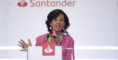 La presidenta de Banco Santander, Ana Botín.