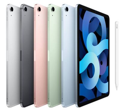 Gama de iPad Air de finales de 2020.