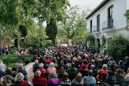 Ambiente en la Huerta de San Vicente, Granada, el 5 de mayo de 2025.