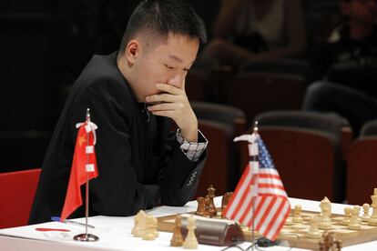 Yi Wei, durante la 3ª ronda