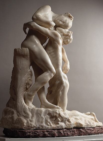 <i>Vertumne et Pomone</i> (<i>Vertumno y Pomona</i>). 1886-1905. Mármol. Musée Rodin, París