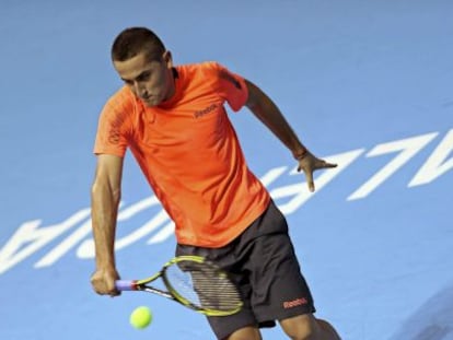 Nicolás Almagro, durante el torneo de Valencia