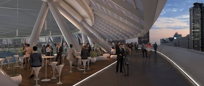 "El nuevo Bernabéu, situado en el corazón de Madrid, será el mejor estadio del mundo, más moderno, confortable, seguro, diseñado para el entretenimiento con nuevas zonas de ocio y restauración donde la tecnología será clave para que los aficionados perciban nuevas sensaciones", añadió Florentino Pérez.