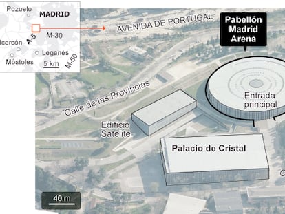 Diez claves de una noche de imprudencia temeraria en el Madrid Arena