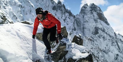 Kilian Jornet in Chamonix in 2014.